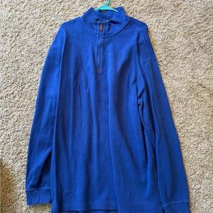 Ralph Lauren Men's Royal Blue Zip-Up Sweater